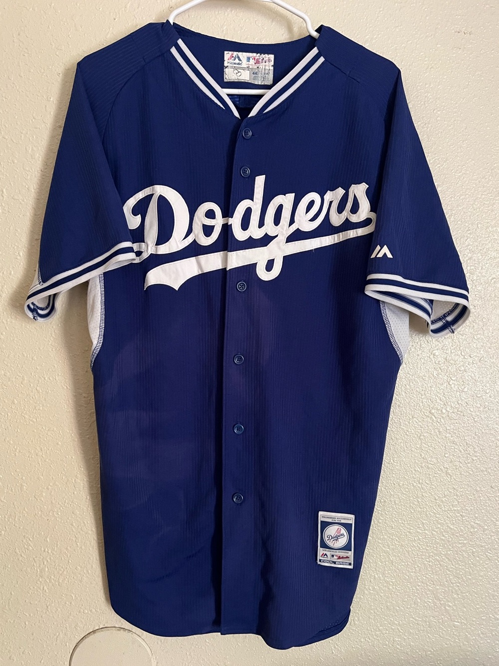 Vintage Los Angeles Dodgers Blue Baseball Jersey by Majestic